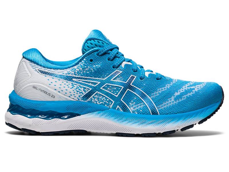 Sapatilhas Running Asics GEL-NIMBUS 23 Mulher Azuis, 4432A538.666